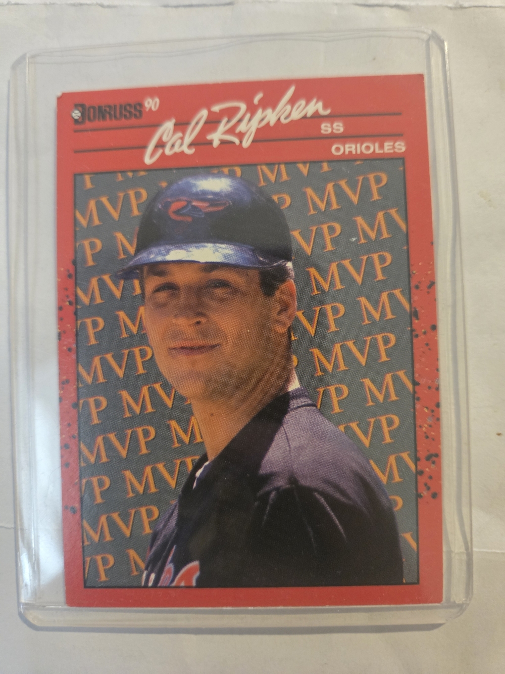 Donruss Cal Ripken Jr. Orioles Baseball Card - Red